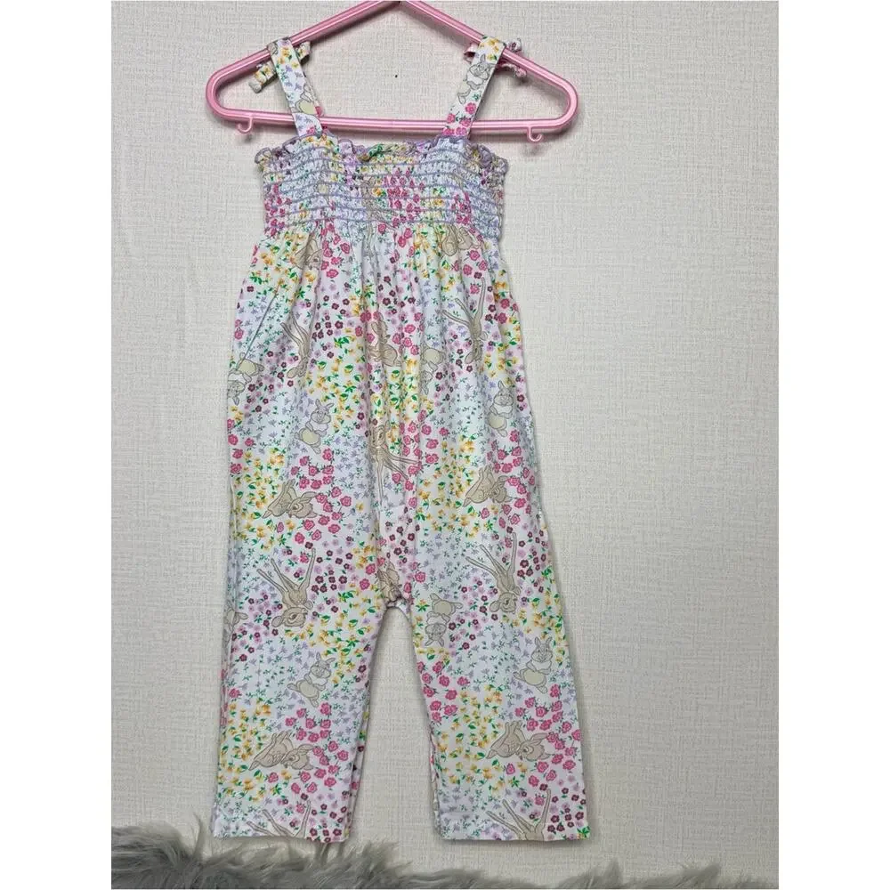 Disney Baby Bambi and Thumper Summer Sleeveless Romper Pants 12 months girl